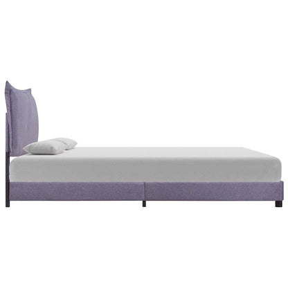 vidaXL Bed Frame without Mattress Light Grey Fabric 135x190 cm Double