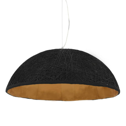 vidaXL Pendant Lamp Black and Gold Ø70 cm E27