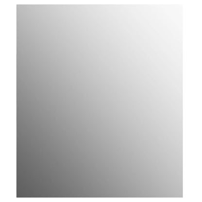 vidaXL Wall Mirror | Transparent | Glass, EVA | 70x50 cm | Decorative Inlays