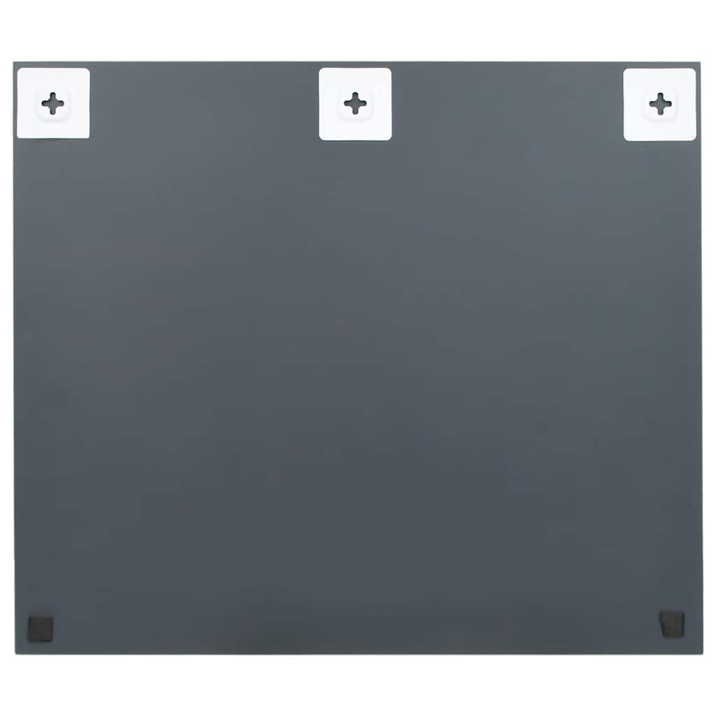 vidaXL Wall Mirror | Transparent | Glass, EVA | 70x50 cm | Decorative Inlays