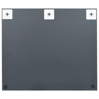 vidaXL Wall Mirror | Transparent | Glass, EVA | 70x50 cm | Decorative Inlays