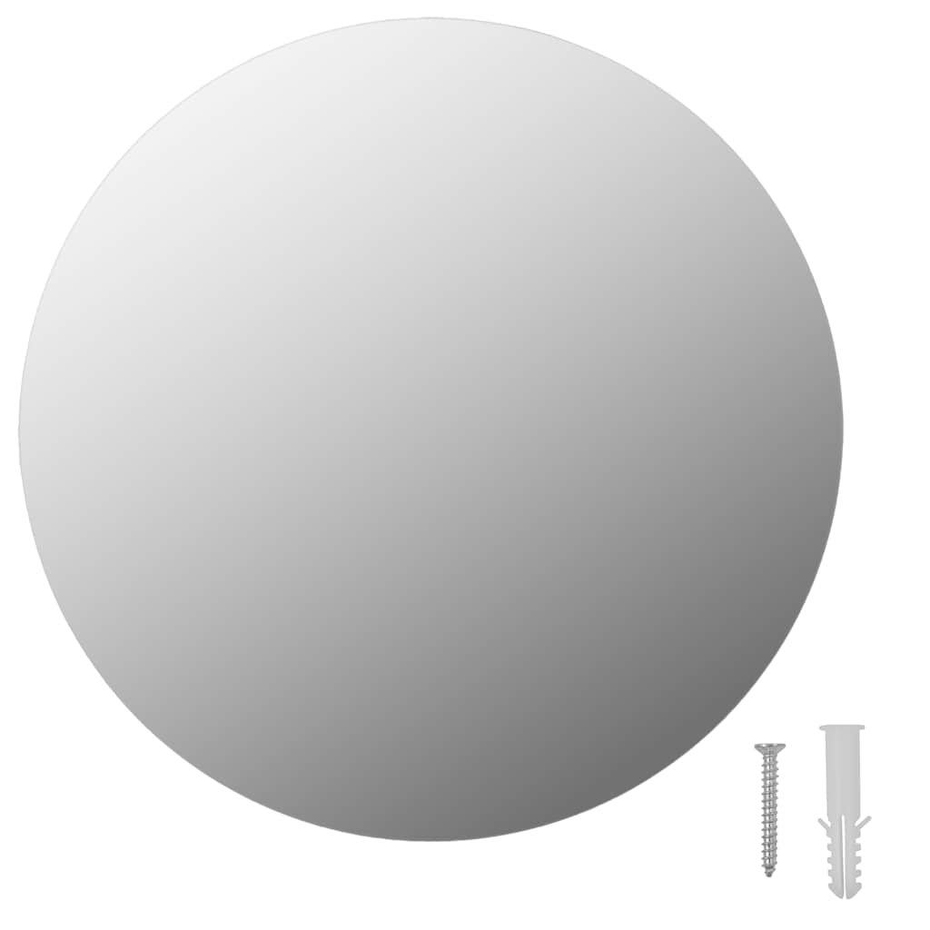 283653 vidaXL Frameless Mirror Round 30 cm Glass