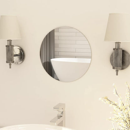 283653 vidaXL Frameless Mirror Round 30 cm Glass