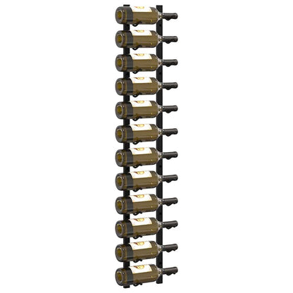 282467 vidaXL Wall Mounted Wine Racks for 12 Bottles 2 pcs Black Iron