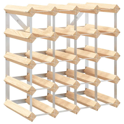 282469 vidaXL Wine Rack for 20 Bottles Solid Pinewood