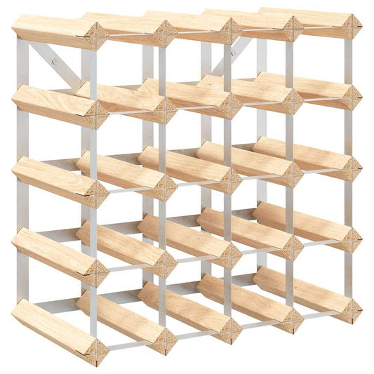 282469 vidaXL Wine Rack for 20 Bottles Solid Pinewood