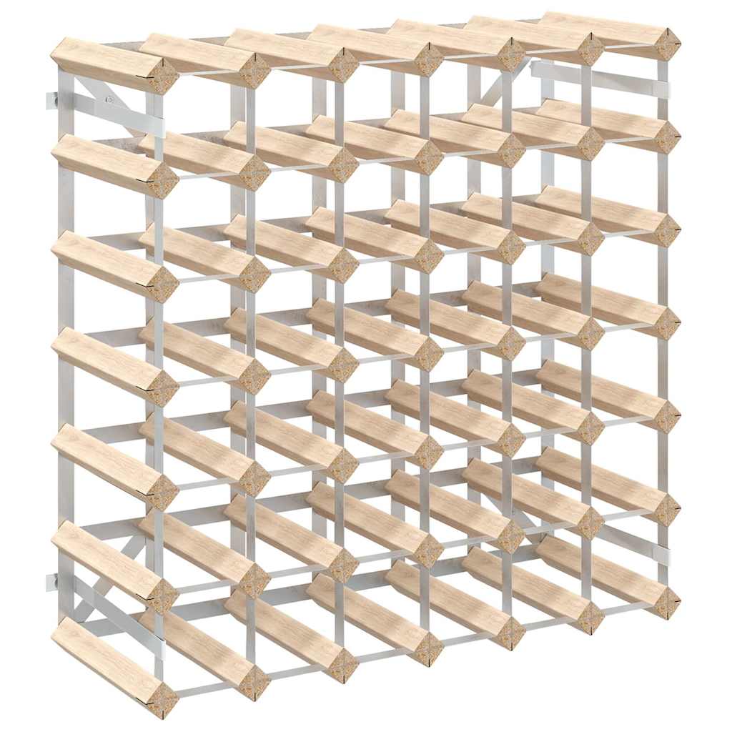 282470 vidaXL Wine Rack for 42 Bottles Solid Pinewood