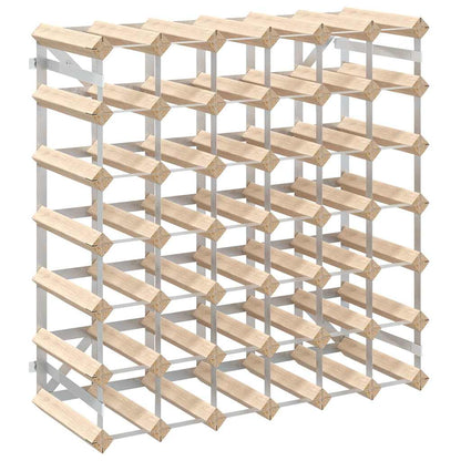 282470 vidaXL Wine Rack for 42 Bottles Solid Pinewood