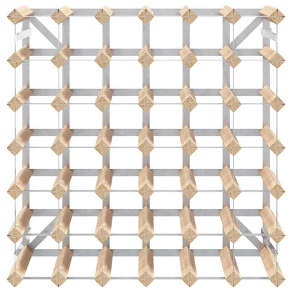vidaXL Wine Rack for 42 Bottles Solid Pinewood