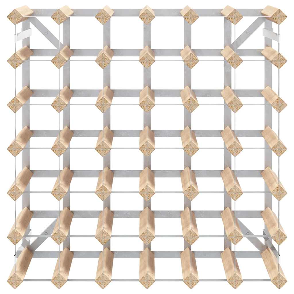 282470 vidaXL Wine Rack for 42 Bottles Solid Pinewood