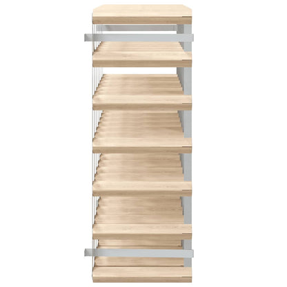 vidaXL Wine Rack for 42 Bottles Solid Pinewood