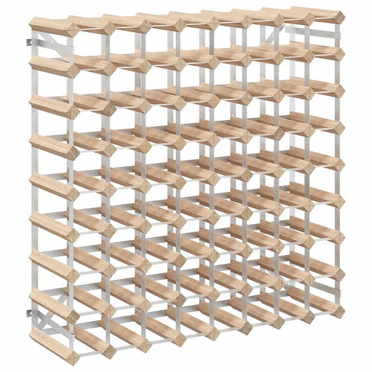 282471 vidaXL Wine Rack for 72 Bottles Solid Pinewood