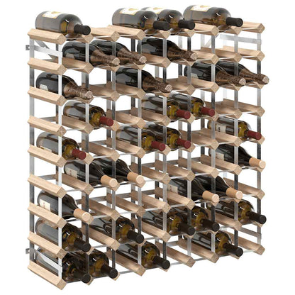 282471 vidaXL Wine Rack for 72 Bottles Solid Pinewood