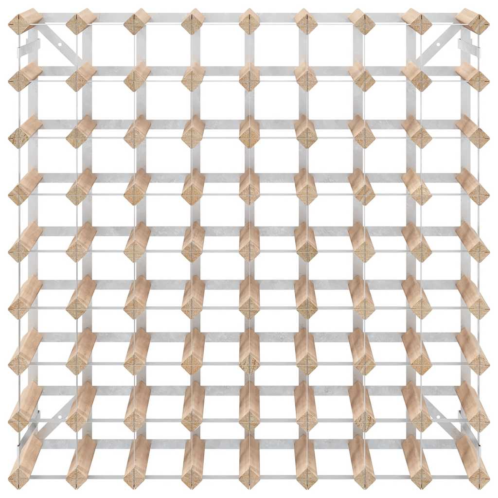 282471 vidaXL Wine Rack for 72 Bottles Solid Pinewood