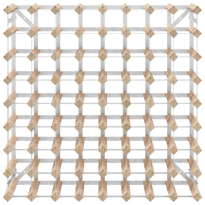 vidaXL Wine Rack for 72 Bottles Solid Pinewood