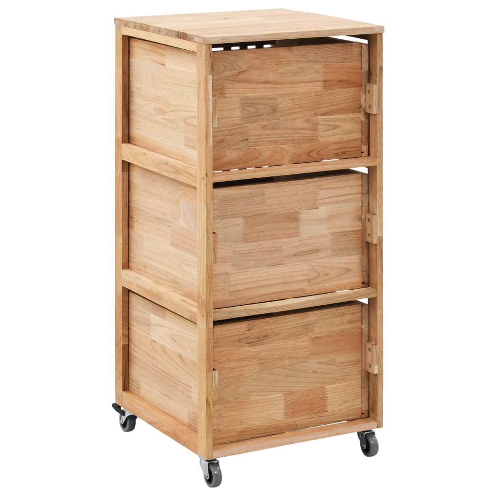 vidaXL Bathroom Cabinet 41x41x91 cm Solid Walnut Wood