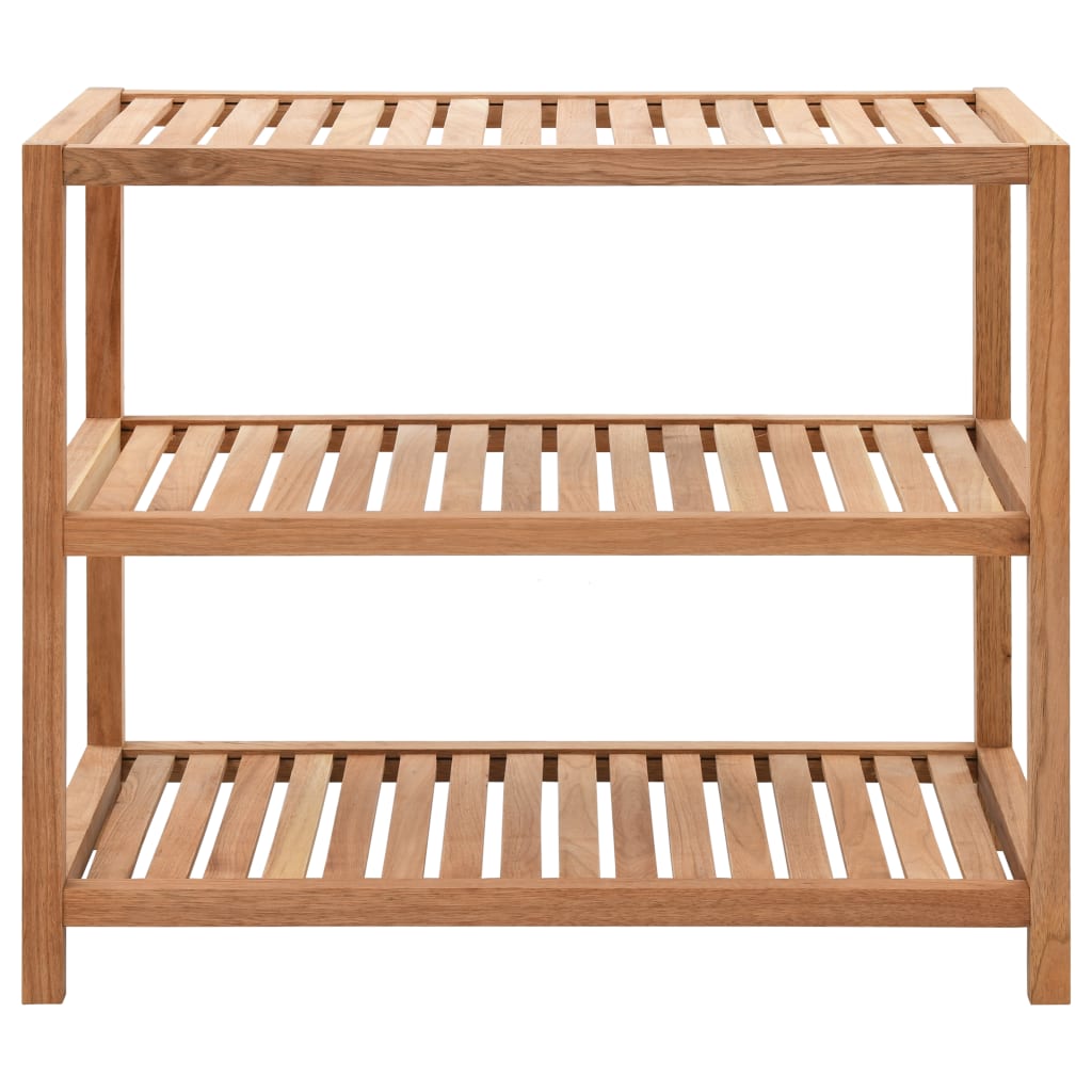 vidaXL Bathroom Shelf Solid Walnut Wood 65x40x55 cm