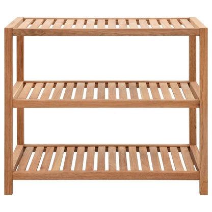 vidaXL Bathroom Shelf Solid Walnut Wood 65x40x55 cm