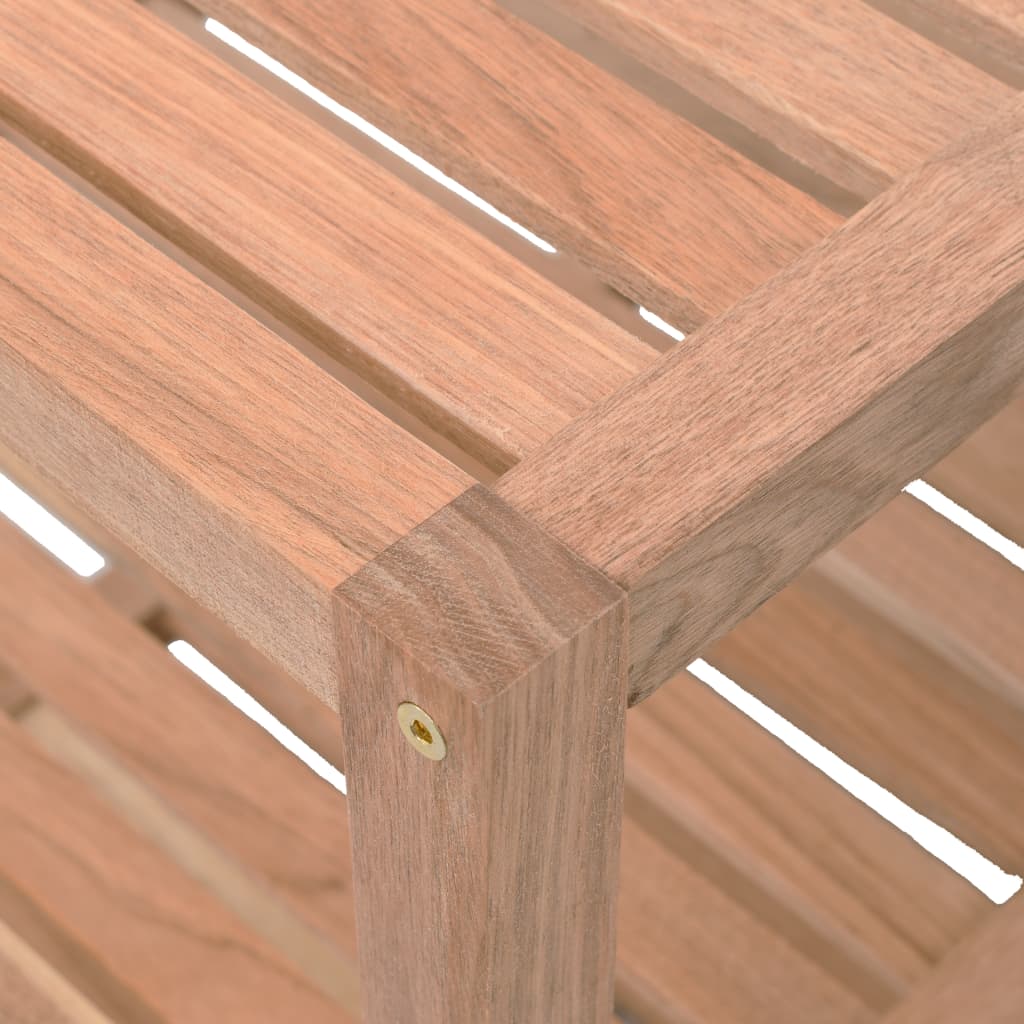 vidaXL Bathroom Shelf Solid Walnut Wood 65x40x55 cm