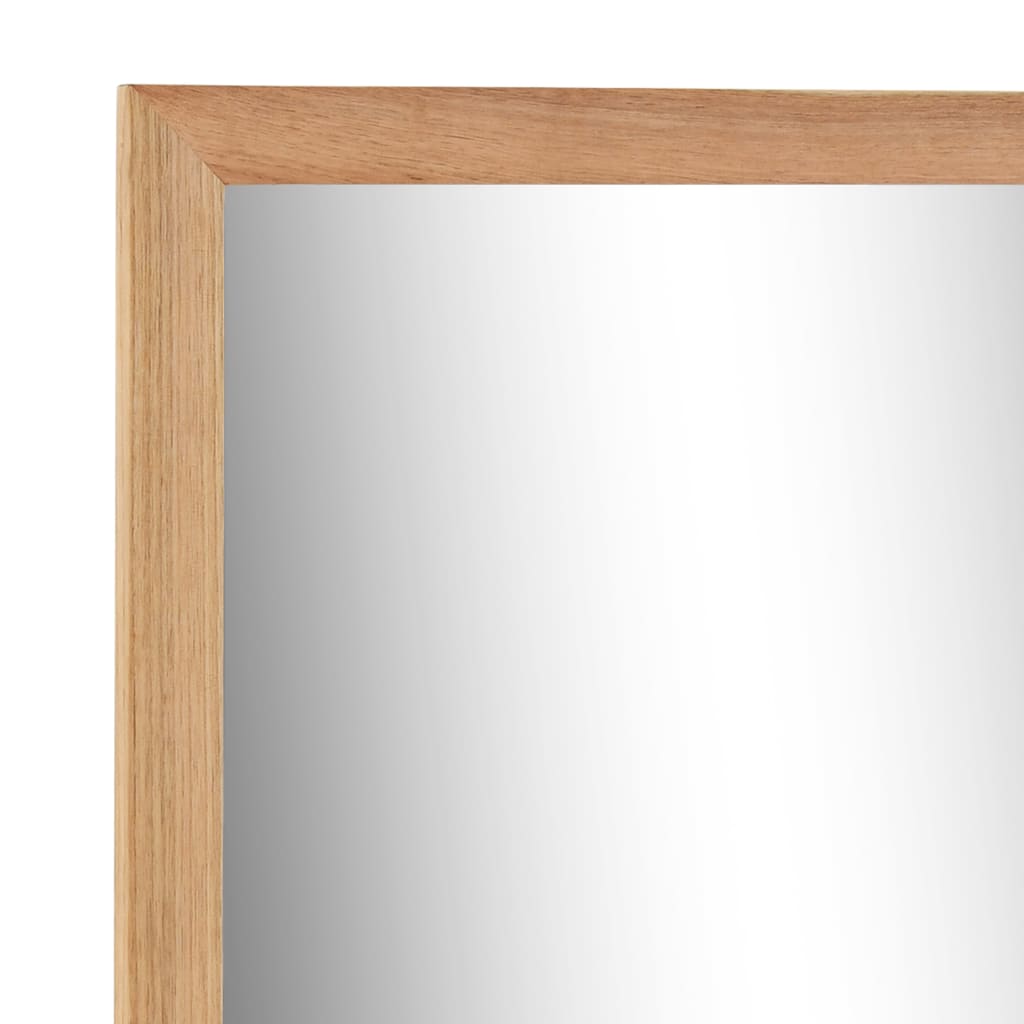 vidaXL Storage Cabinet | Natural | Solid walnut wood and plywood | Medium