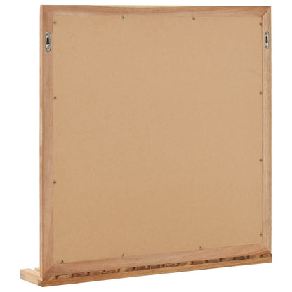 vidaXL Storage Cabinet | Natural | Solid walnut wood and plywood | Medium