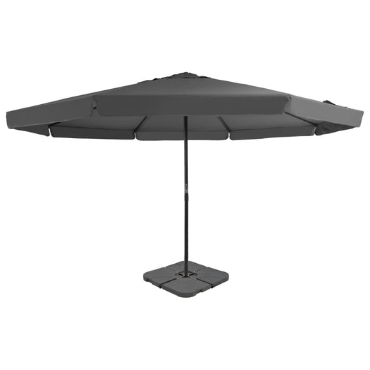 vidaXL Garden Parasol | Anthracite | Aluminium | 5 m diameter, 3.85 m height