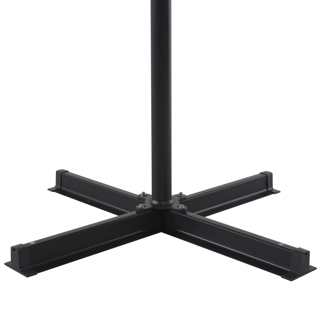 vidaXL Garden Parasol with Portable Base Anthracite