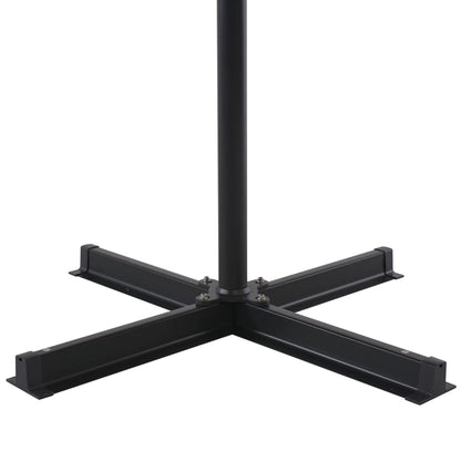 vidaXL Garden Parasol with Portable Base Anthracite