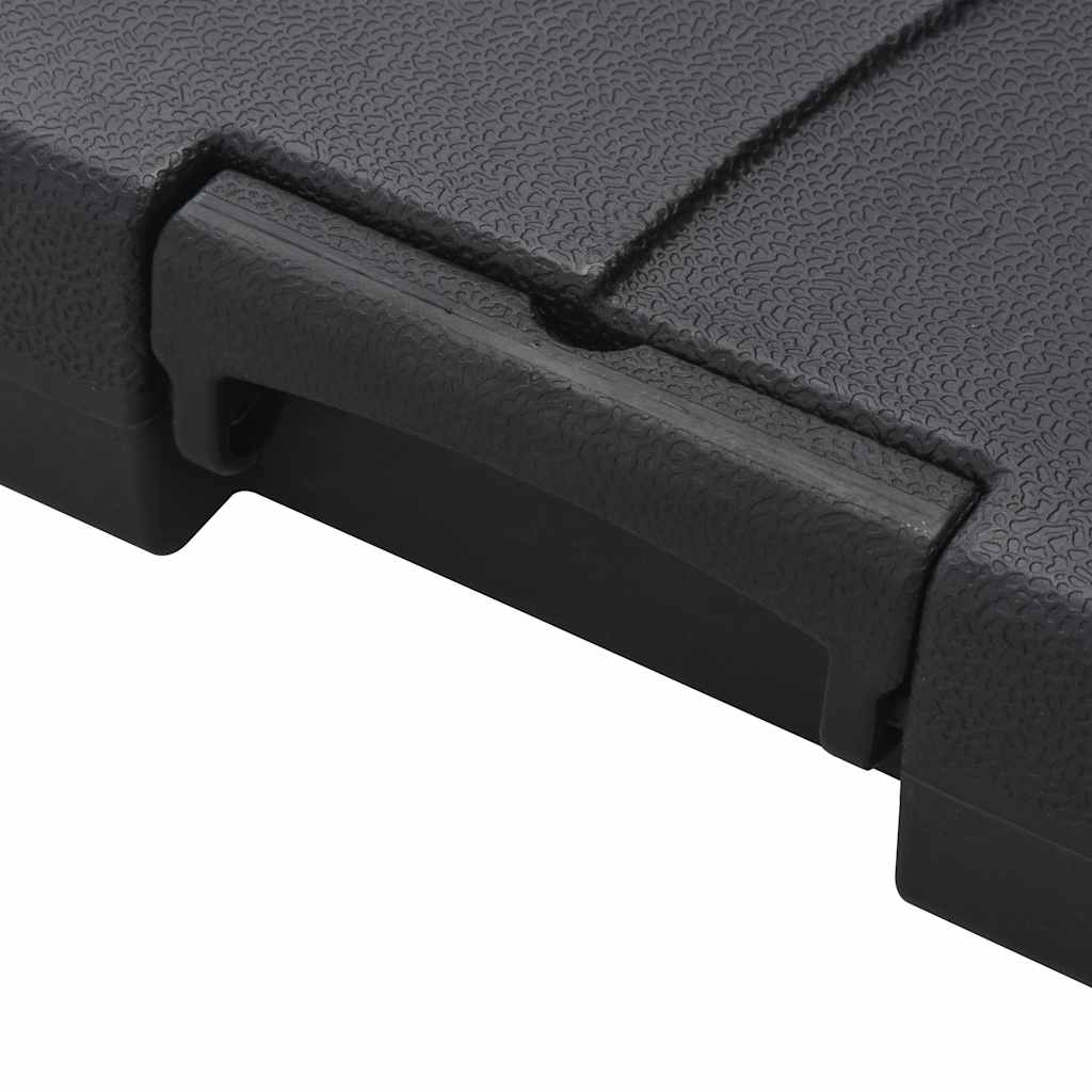 vidaXL Garden Parasol | Taupe, Black | Aluminium, Steel, Plastic | Large