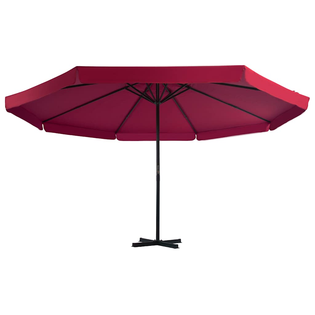 vidaXL Garden Parasol with Portable Base Red