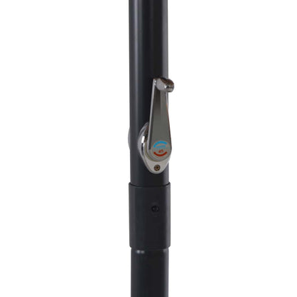 vidaXL Garden Parasol with Portable Base Red