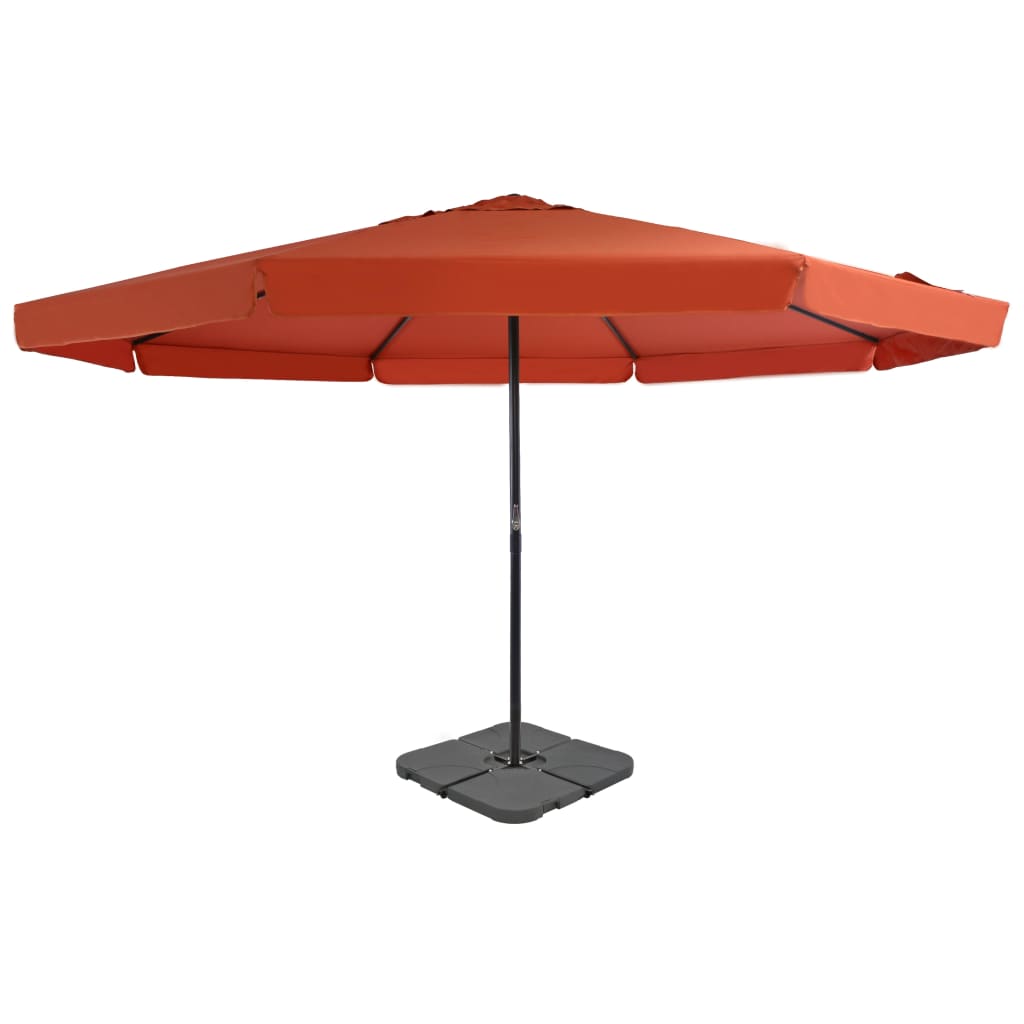 vidaXL Garden Parasol | Terracotta | Aluminium, Steel, Plastic | Large