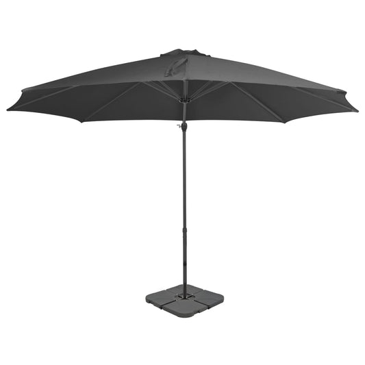 vidaXL Garden Parasol | Anthracite | Aluminium, Steel, Plastic | Large