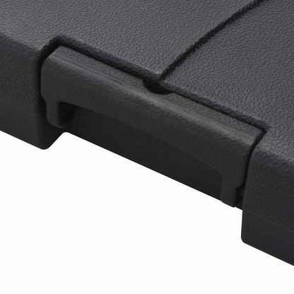 vidaXL Garden Parasol with Portable Base Anthracite
