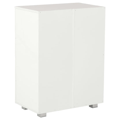 vidaXL Sideboard High Gloss White 60x35x80 cm Engineered Wood