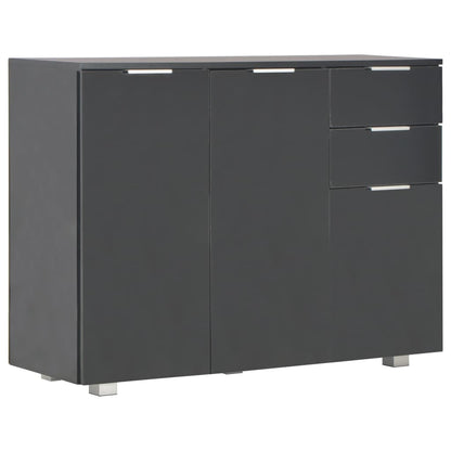 vidaXL Sideboard | Black | Engineered wood | Medium | Sideboard | Rectangular