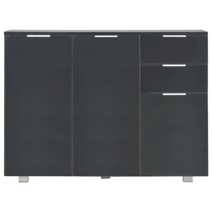 vidaXL Sideboard | Black | Engineered wood | Medium | Sideboard | Rectangular