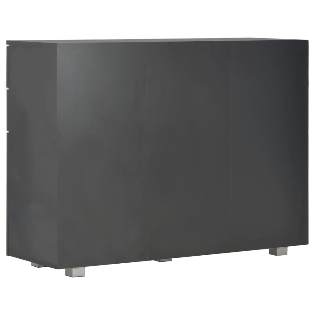 vidaXL Sideboard | Black | Engineered wood | Medium | Sideboard | Rectangular