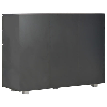 vidaXL Sideboard | Black | Engineered wood | Medium | Sideboard | Rectangular