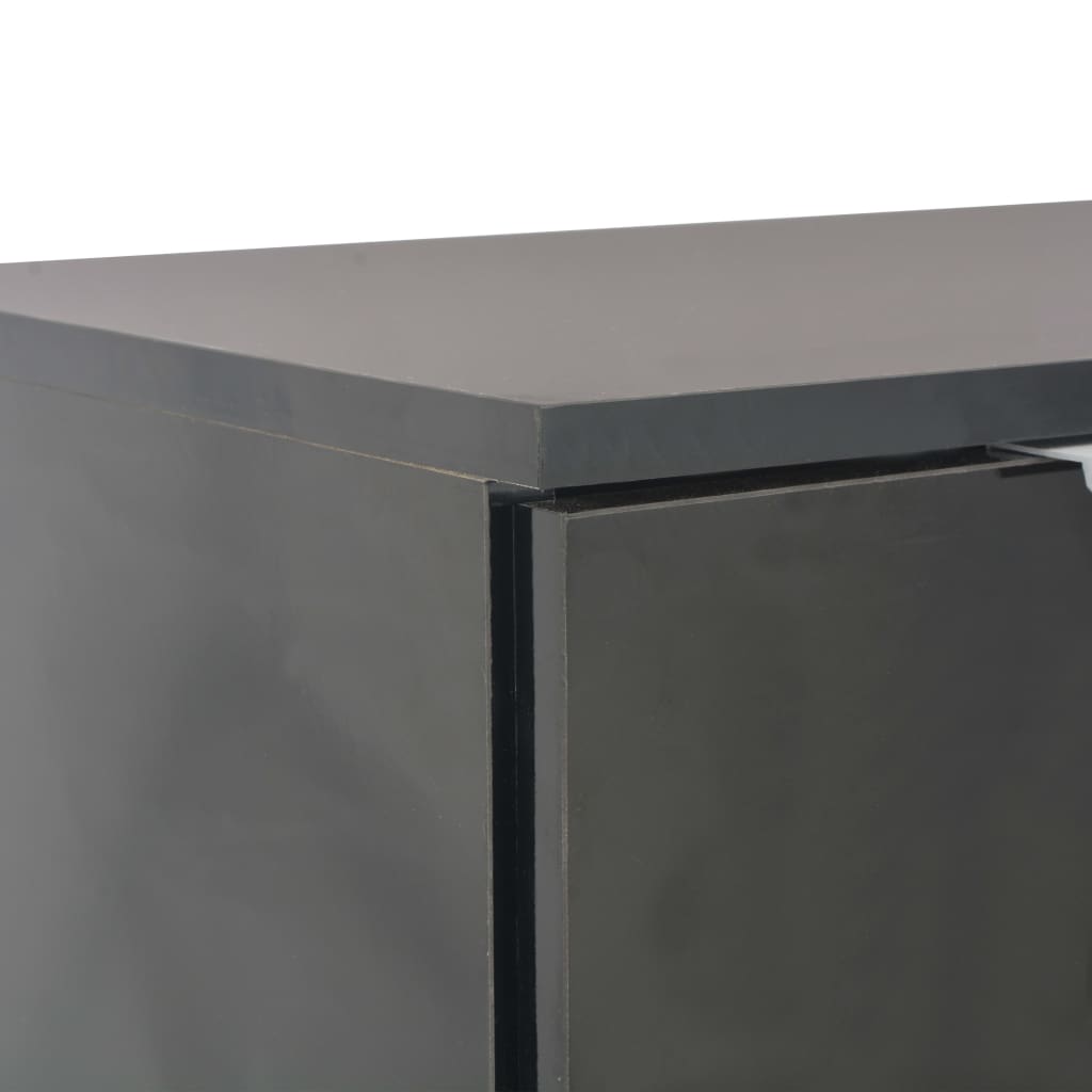 vidaXL Sideboard | Black | Engineered wood | Medium | Sideboard | Rectangular