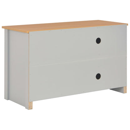 vidaXL TV Cabinet Grey 95x39x58 cm