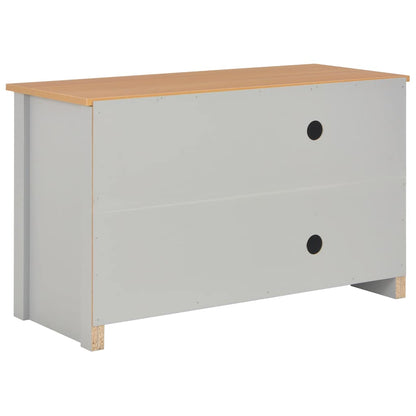 283739 vidaXL TV Cabinet Grey 95x39x58 cm