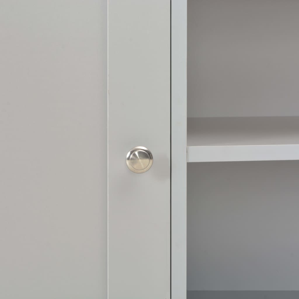 vidaXL TV Cabinet Grey 95x39x58 cm