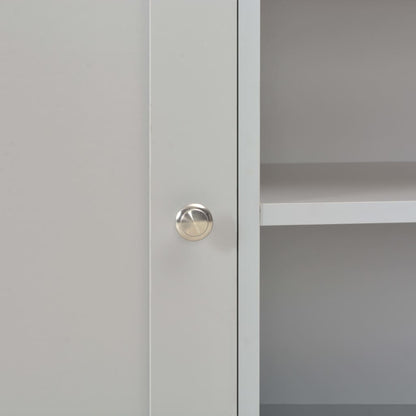 vidaXL TV Cabinet Grey 95x39x58 cm