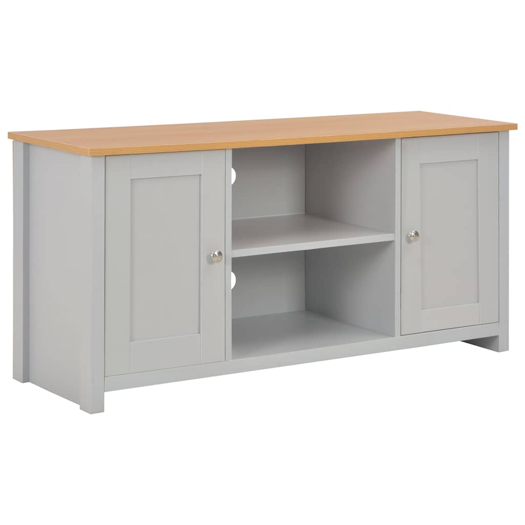283740 vidaXL TV Cabinet Grey 120x39x58 cm