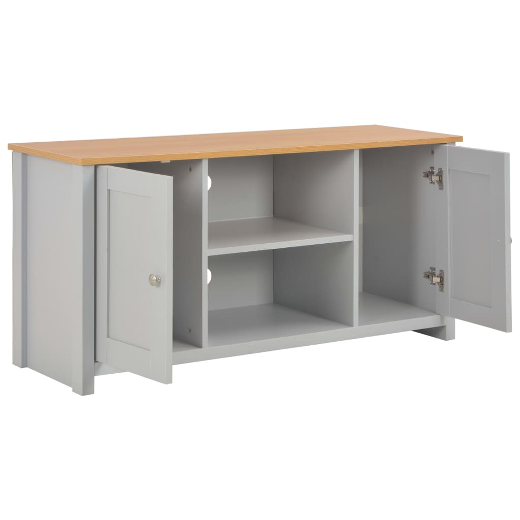 vidaXL TV Cabinet Grey 120x39x58 cm