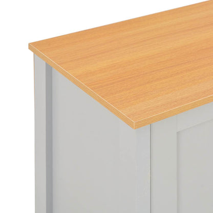 283740 vidaXL TV Cabinet Grey 120x39x58 cm