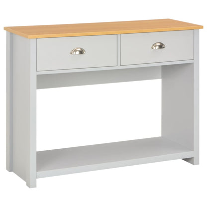 vidaXL Console Table Grey 97x35x76 cm