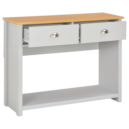 vidaXL Console Table Grey 97x35x76 cm