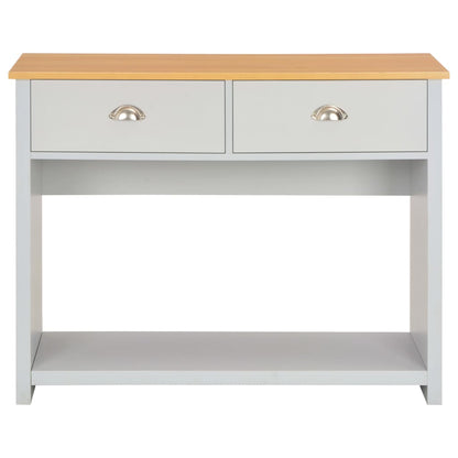 vidaXL Console Table Grey 97x35x76 cm